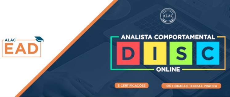 Formação em Analista Comportamental DISC - EAD,  com 5 Titulações