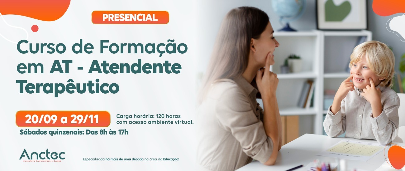 AT | FORMAÇÃO EM ATENDENTE TERAPÊUTICO