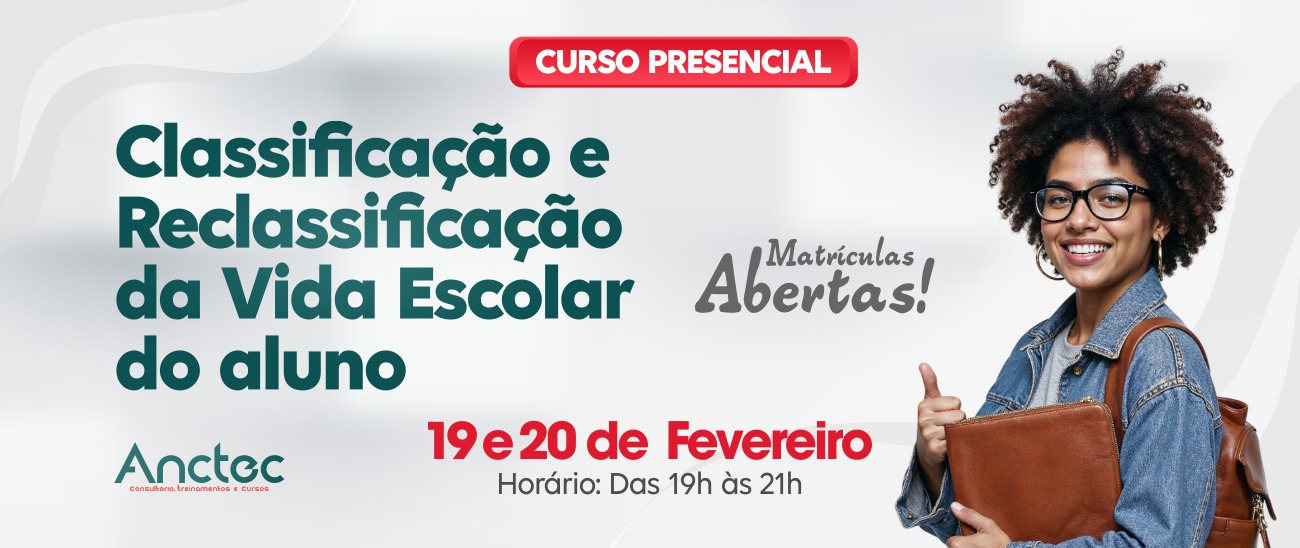 PRESENCIAL | CLASSIFICAÇÃO E RECLASSIFICAÇÃO