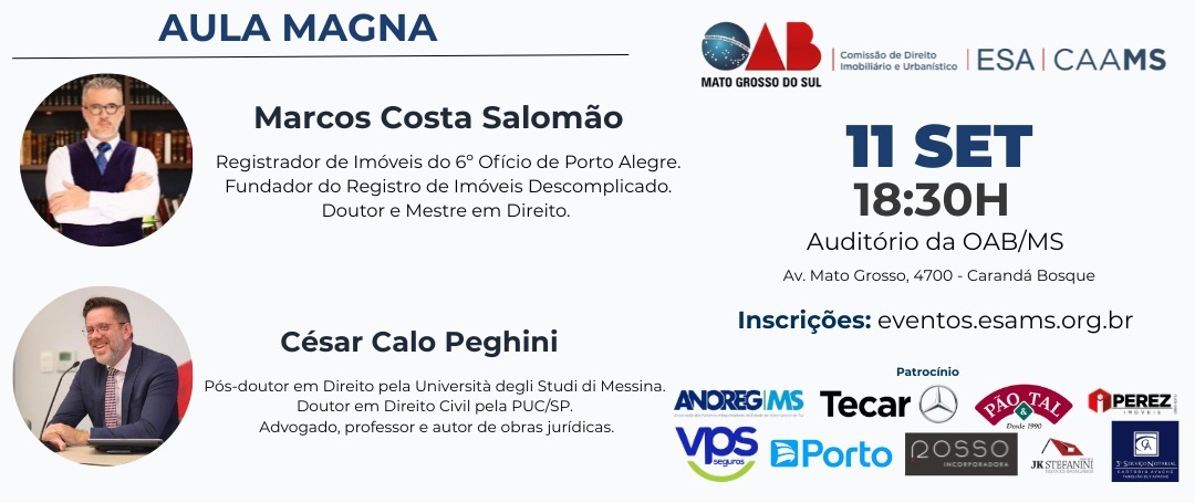 Aula Magna - Direito Imobiliário