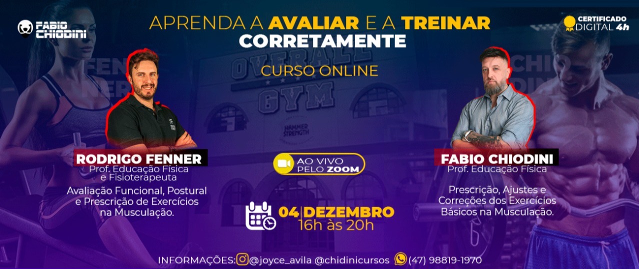 Aprenda a Avaliar e a Treinar Corretamente | Online