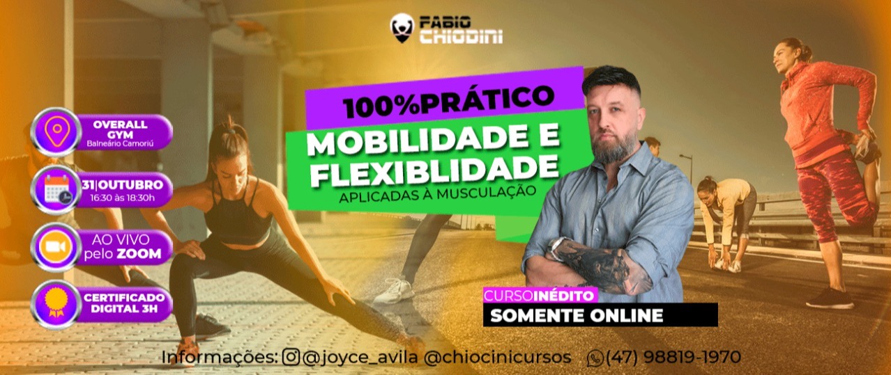 Mobilidade e Flexibilidade Aplicada à Musculação "FORMATO INÉDITO"