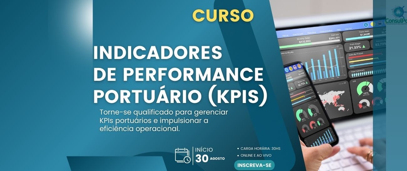 Indicadores de Performance de Operação e Manutenção Portuária + Power BI