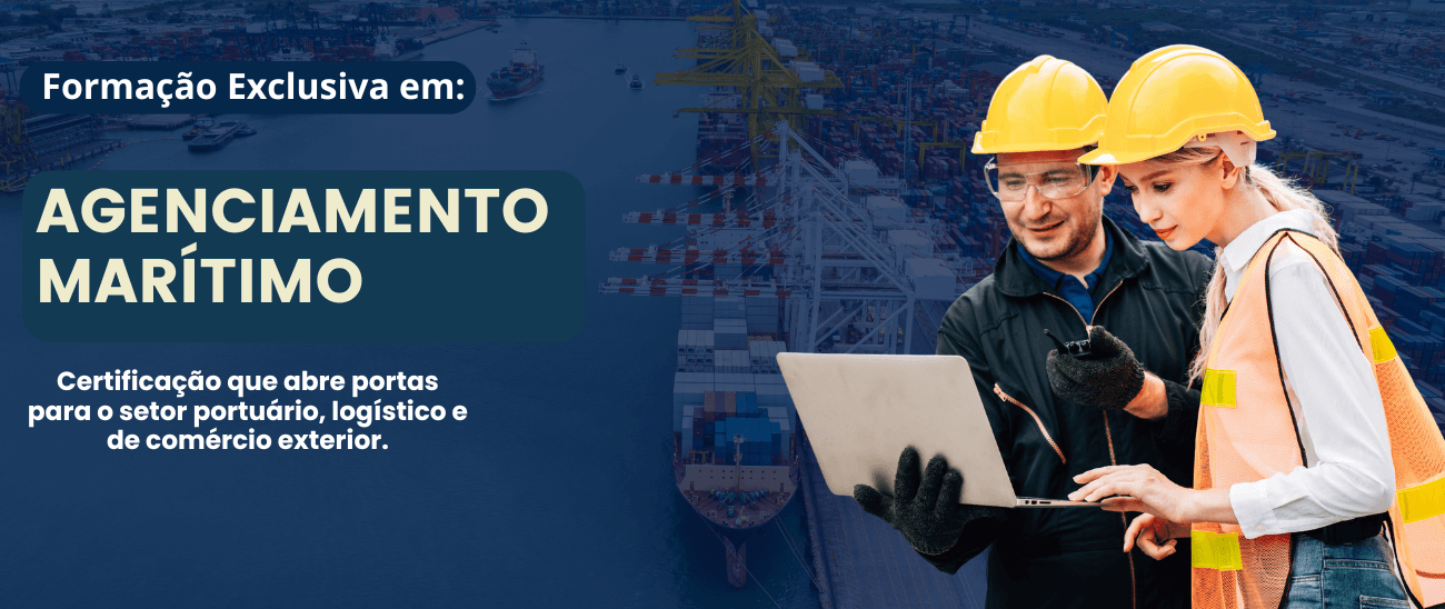 OFERTA TEMPORÁRIA - BLACK FRIDAY - FORMAÇÃO EM AGENCIAMENTO MARÍTIMO