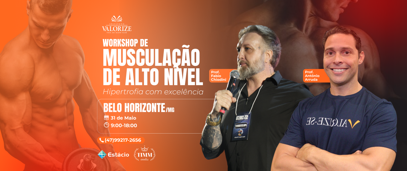 BELO HORIZONTE/MG - Workshop de Musculação de Alto Nível